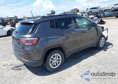 2018 Jeep Compass Sport Fwd из США, поврежденный, VIN 3C4NJCAB4JT322374